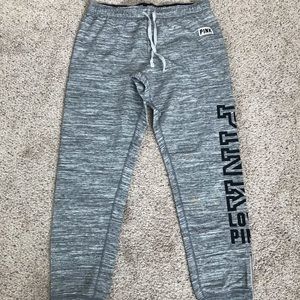 Victoria’s Secret pink zippered joggers M